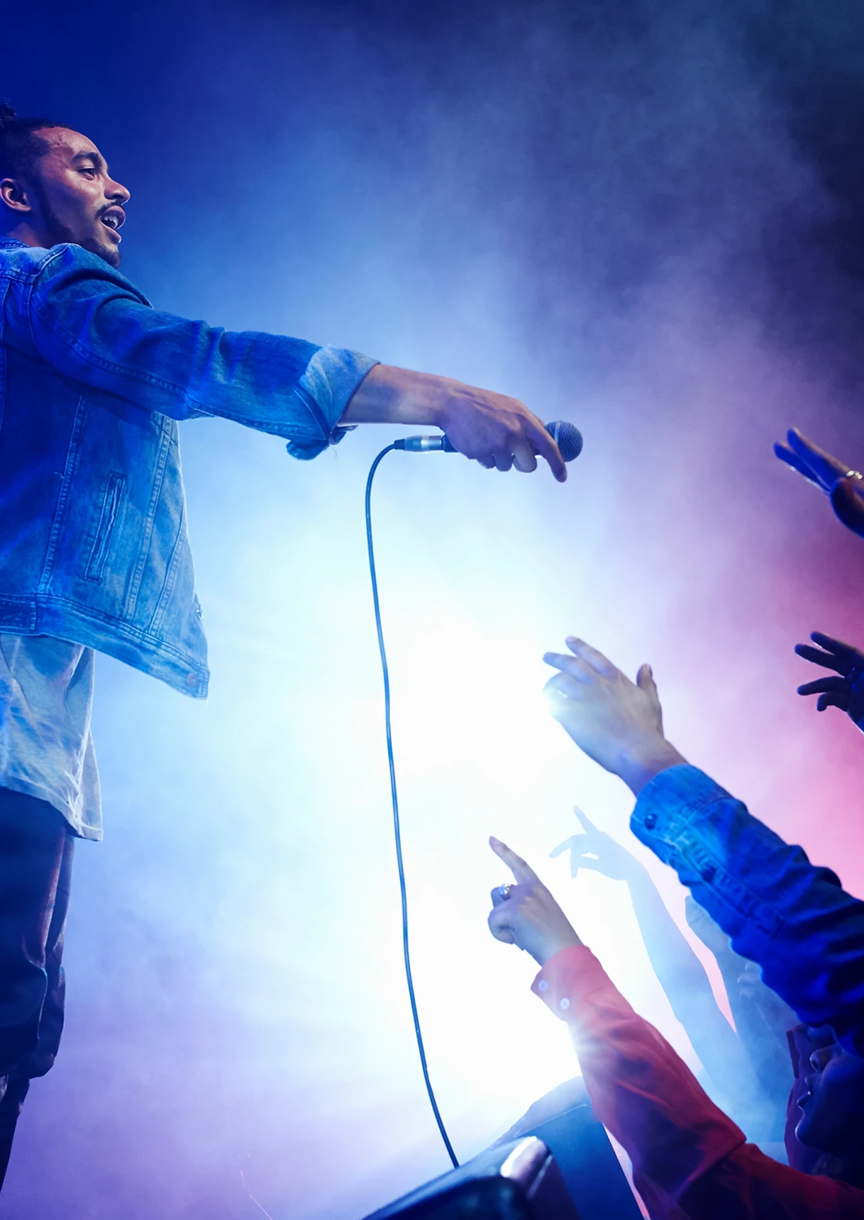 Band performing on stage